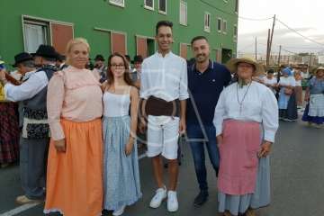 Romería popular en El Caracol (Foto Francisco Javier Santana)